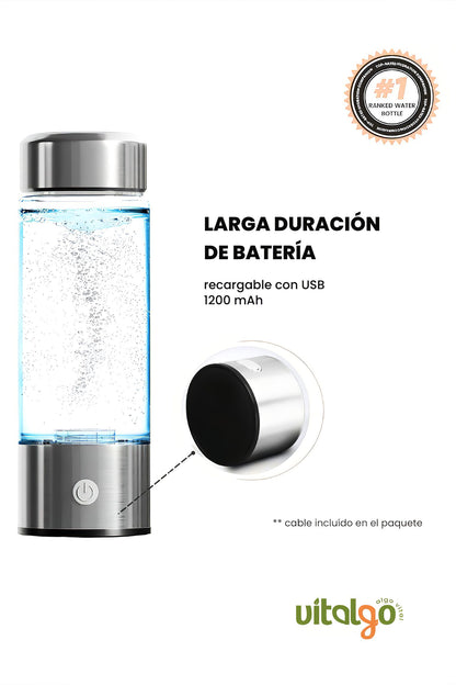 Botella para Agua Hidrogenada - Mejora tu Salud con Hidrógeno